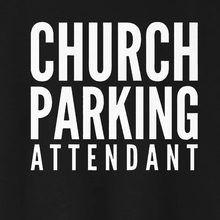 Church Parking Attendant Premium Women's Crop Top Tee