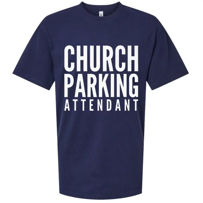 Church Parking Attendant Premium Sueded Cloud Jersey T-Shirt