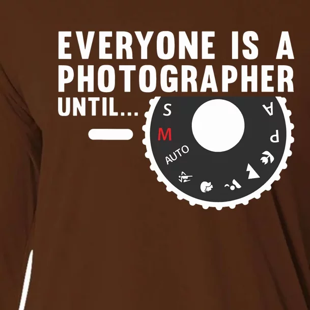 Cool Photographer Art For Men Women Photography Camera Lover Cooling Performance Long Sleeve Crew