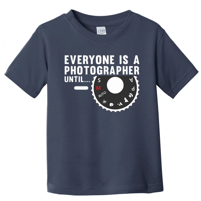 Cool Photographer Art For Men Women Photography Camera Lover Toddler T-Shirt