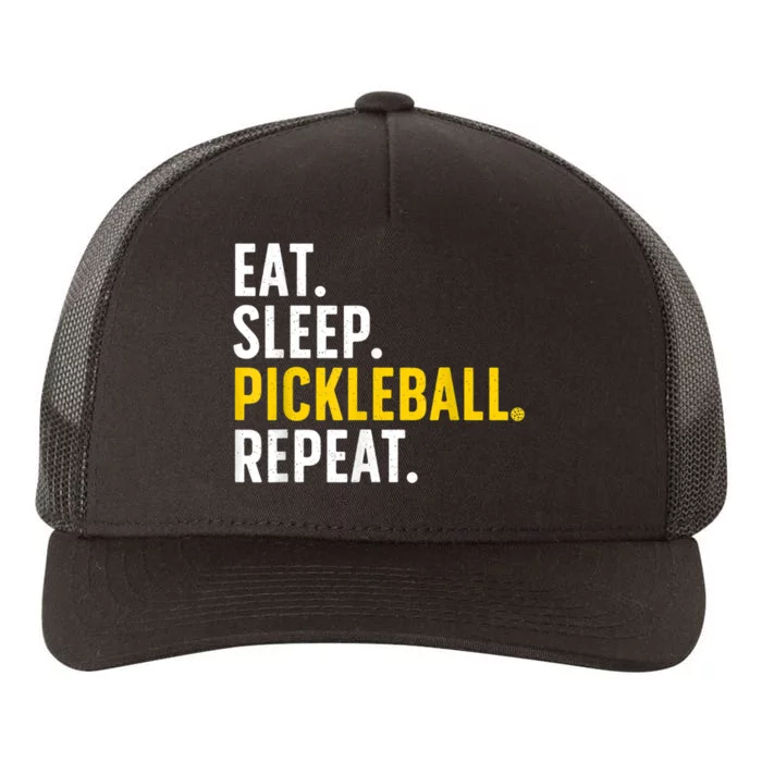 Cool Pickleball Art For Men Women Pickle Ball Lovers Players Yupoong Adult 5-Panel Trucker Hat