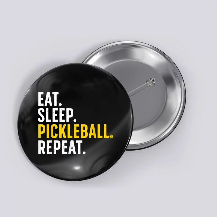 Cool Pickleball Art For Men Women Pickle Ball Lovers Players Button