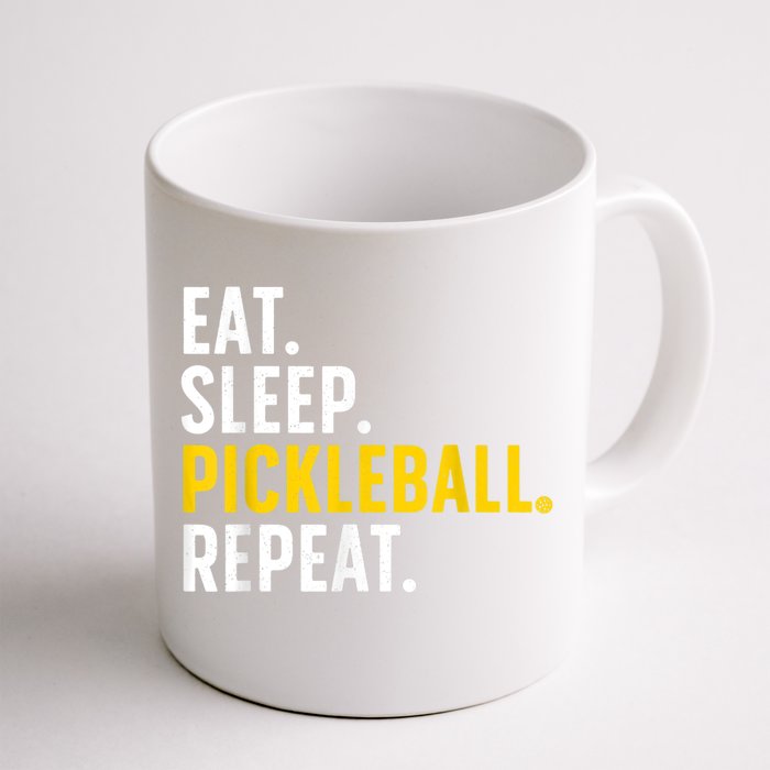 Cool Pickleball Art For Men Women Pickle Ball Lovers Players Front & Back Coffee Mug