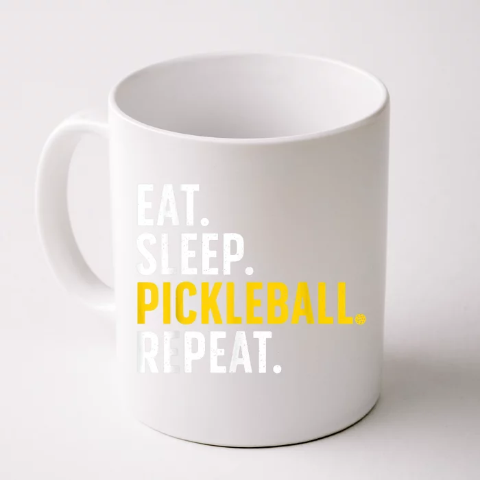 Cool Pickleball Art For Men Women Pickle Ball Lovers Players Front & Back Coffee Mug