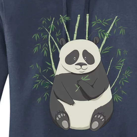 Cute Panda And Bamboo Tee Kawaii Anime Panda Lover Cute Gift Women's Pullover Hoodie