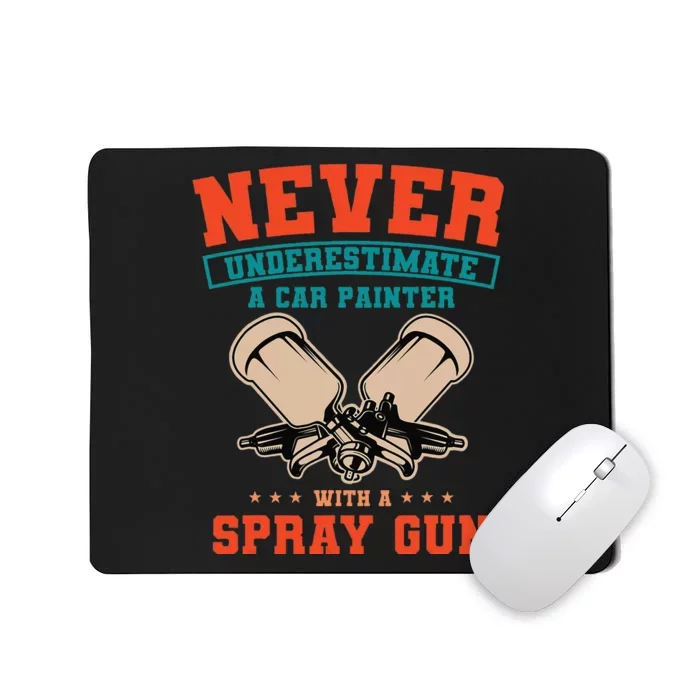 Car Painter Automative Detailing Auto Spray Gun Vehicle Mousepad