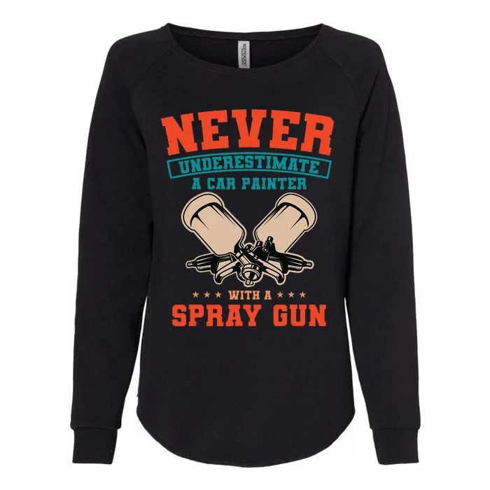 Car Painter Automative Detailing Auto Spray Gun Vehicle Womens California Wash Sweatshirt