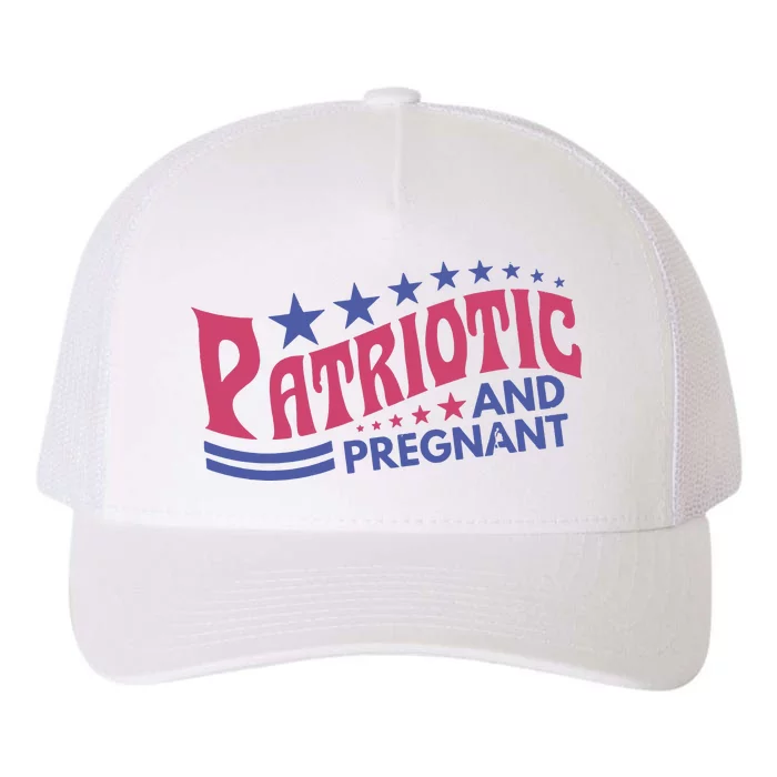 Couples Patriotic And Pregnant Yupoong Adult 5-Panel Trucker Hat