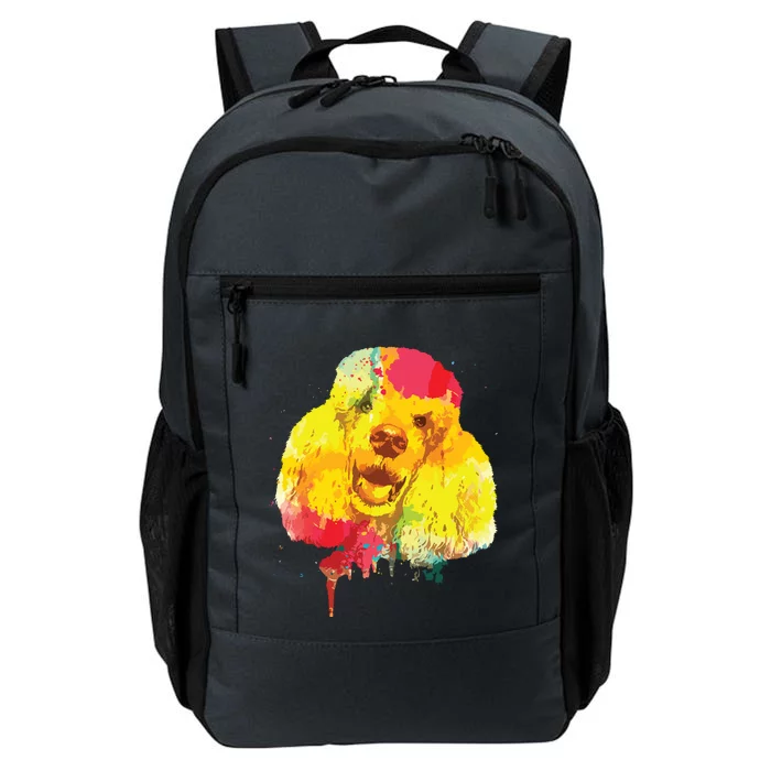 Cool Poodle Art For Men Women Colorful Dog Poodle Lovers Daily Commute Backpack