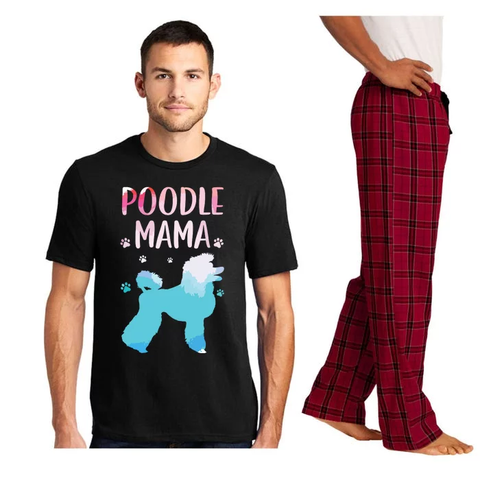 Cool Poodle Art For Women Mom Pet Dog Standard Poodle Lovers Pajama Set