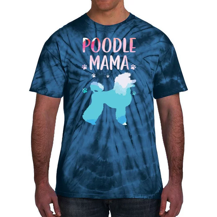 Cool Poodle Art For Women Mom Pet Dog Standard Poodle Lovers Tie-Dye T-Shirt