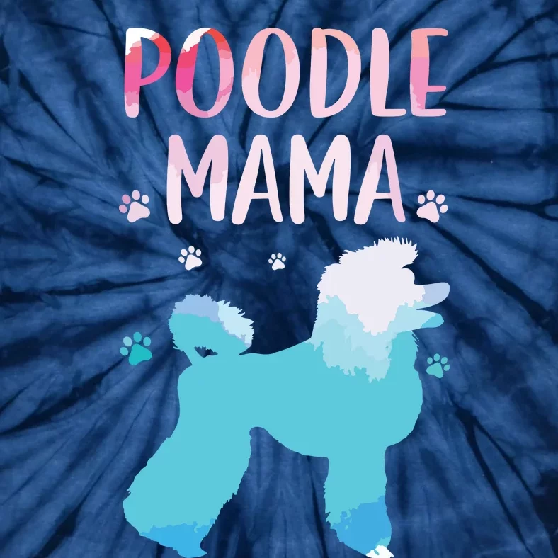 Cool Poodle Art For Women Mom Pet Dog Standard Poodle Lovers Tie-Dye T-Shirt