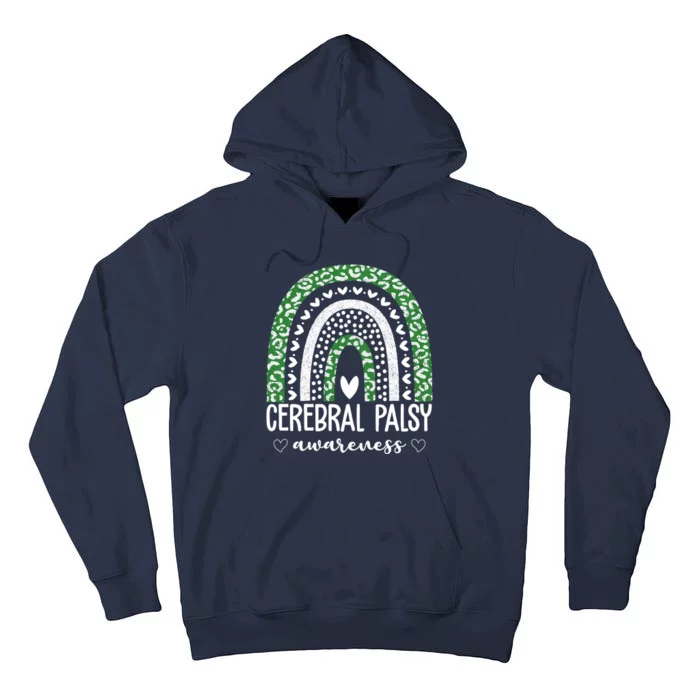 Cerebral Palsy Awareness Rainbow Heart Tall Hoodie