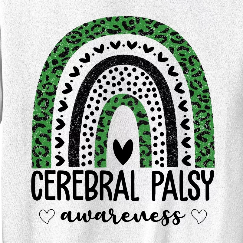 Cerebral Palsy Awareness Rainbow Heart Sweatshirt