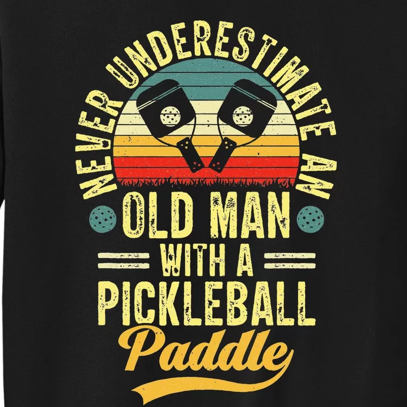 Cool Pickleball Art For Paddle Pickleball Player Sweatshirt