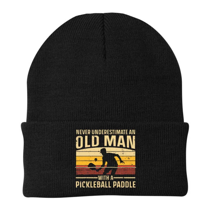 Cool Pickleball Art For Women Paddle Pickleball Player Knit Cap Winter Beanie