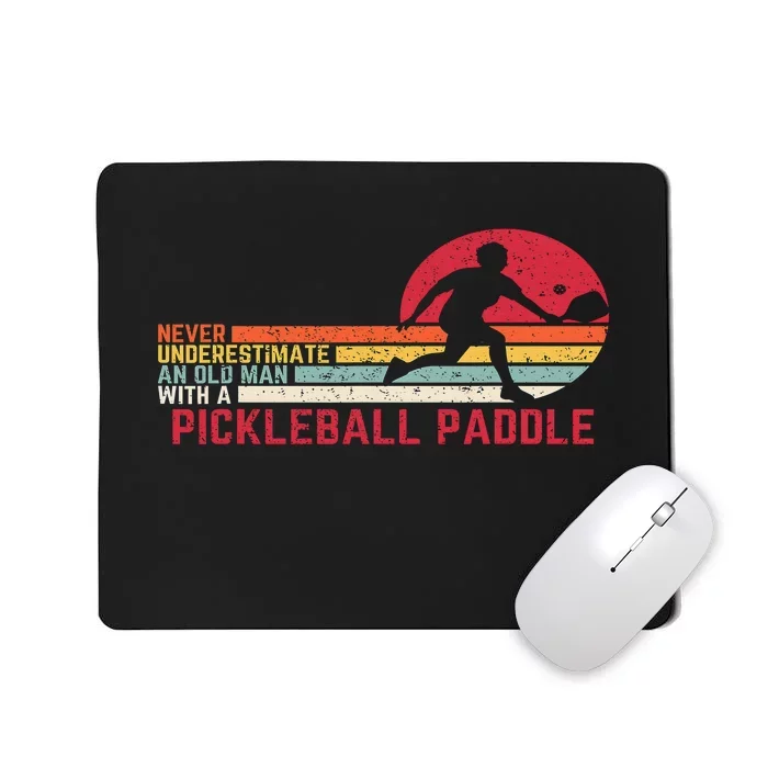 Cool Pickleball Art Paddle Pickleball Player Mousepad