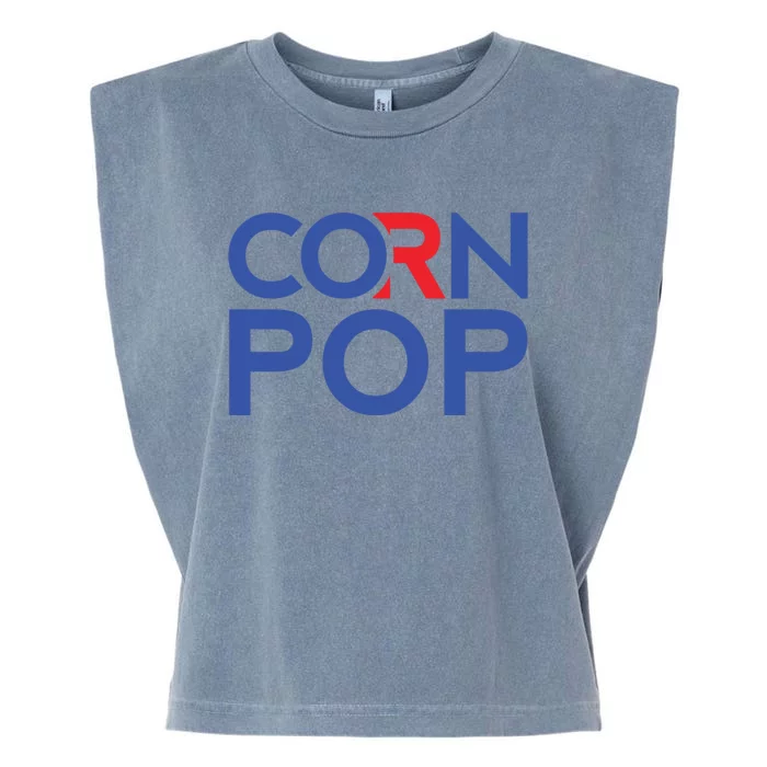 Corn Pop Anti Joe Biden Gaffe Funny President Trump 2020 Don Gift Garment-Dyed Women's Muscle Tee