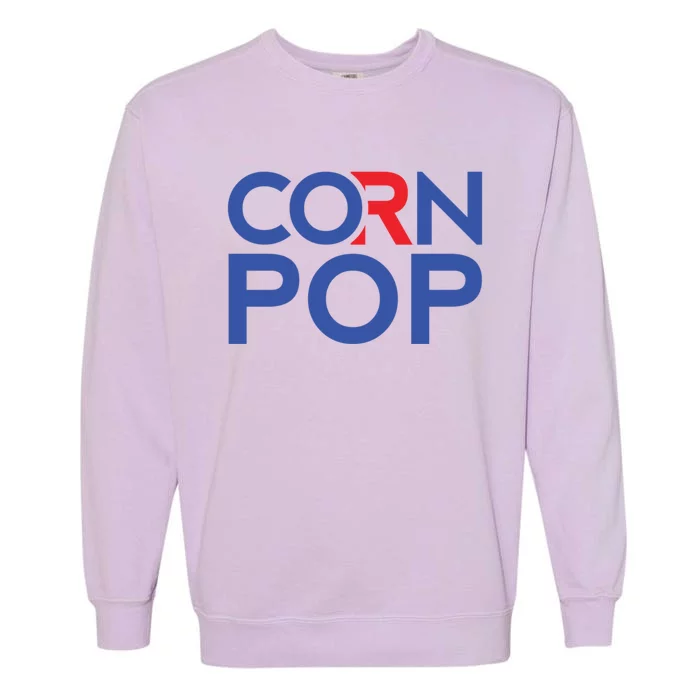 Corn Pop Anti Joe Biden Gaffe Funny President Trump 2020 Don Gift Garment-Dyed Sweatshirt