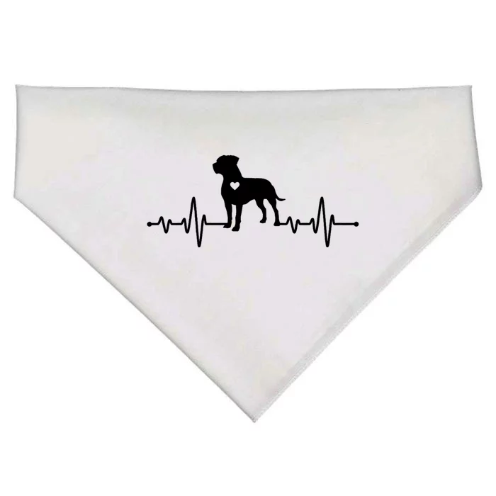 Cool Pitbull Art For Pet Dog Breed Pitbull Owner USA-Made Doggie Bandana