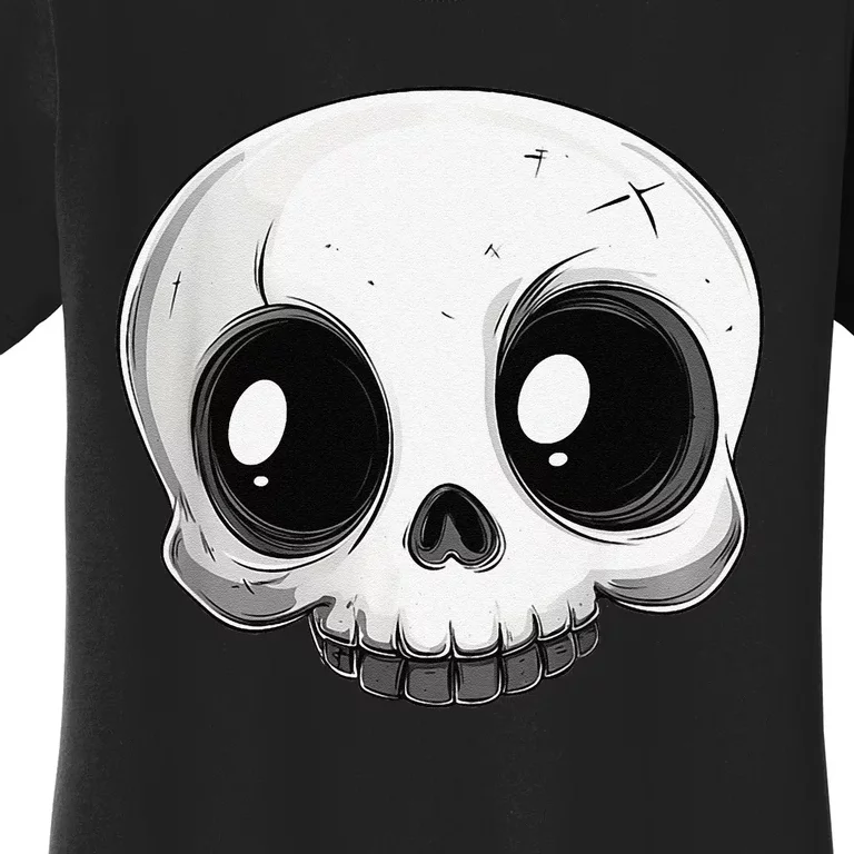 Cute Playful And Stylish Skull For Halloween Or Anytime Women's T-Shirt