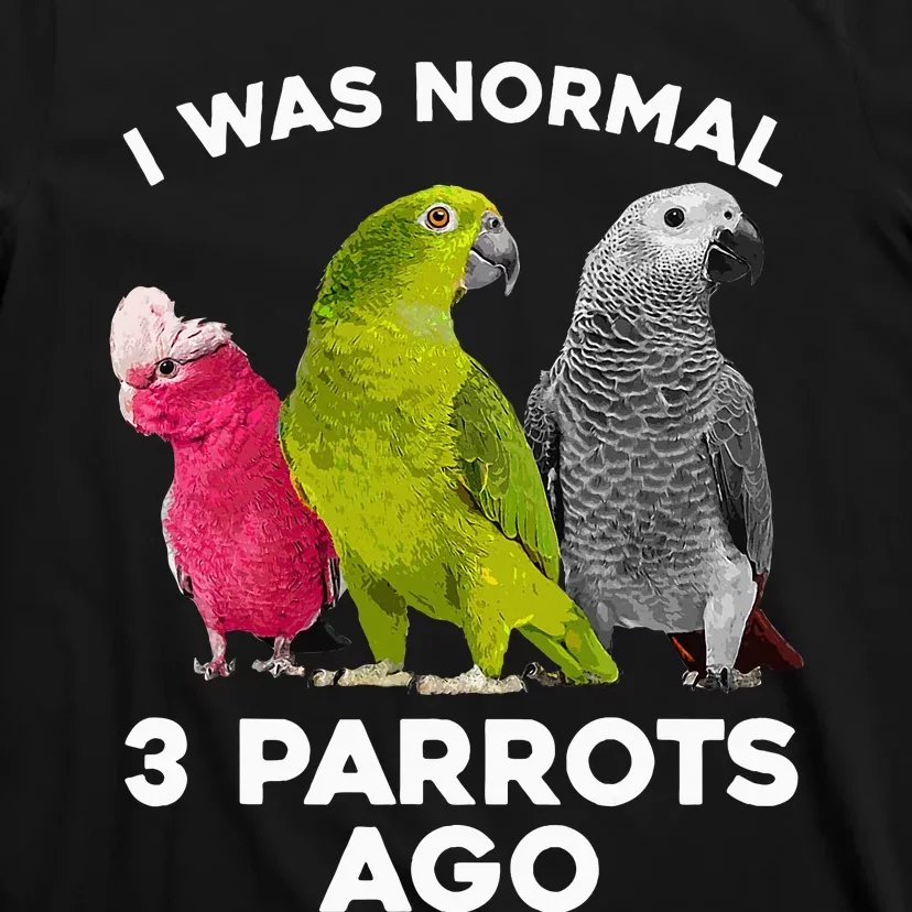 Cool Parrot Art Cockatoo Cockatiel Macaw Bird T-Shirt