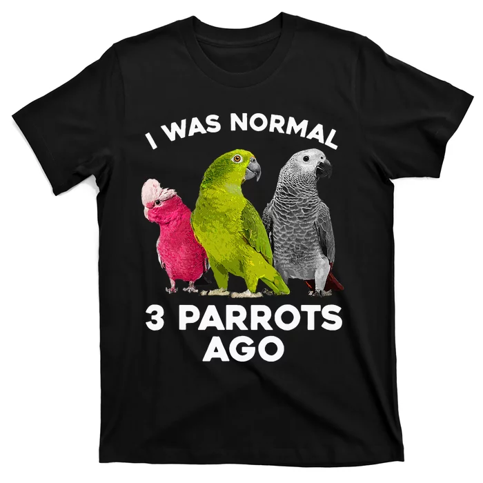 Cool Parrot Art Cockatoo Cockatiel Macaw Bird T-Shirt