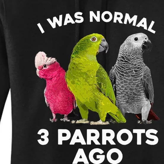 Cool Parrot Art Cockatoo Cockatiel Macaw Bird Women's Pullover Hoodie