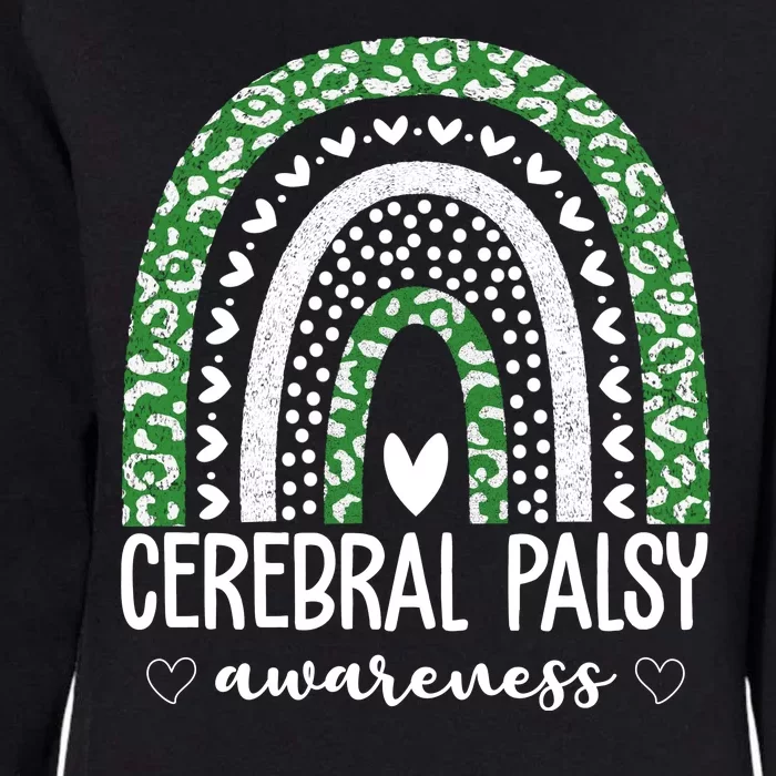 Cerebral Palsy Awareness Rainbow Womens California Wash Sweatshirt