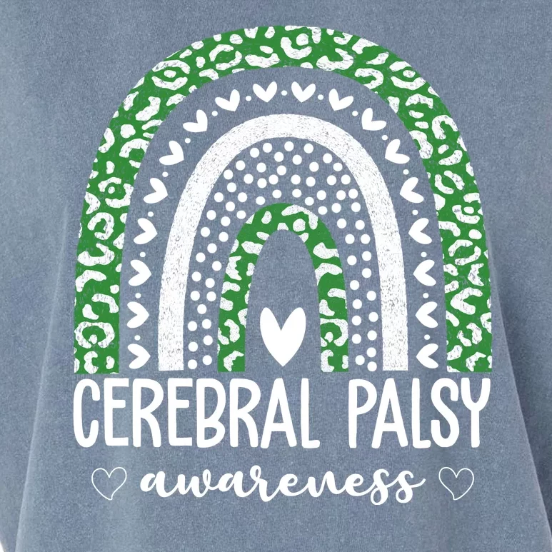 Cerebral Palsy Awareness Rainbow Garment-Dyed Women's Muscle Tee