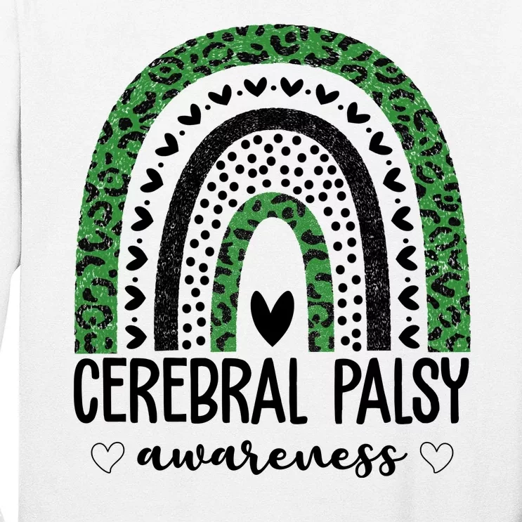 Cerebral Palsy Awareness Rainbow Long Sleeve Shirt