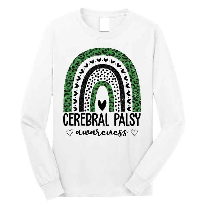 Cerebral Palsy Awareness Rainbow Long Sleeve Shirt