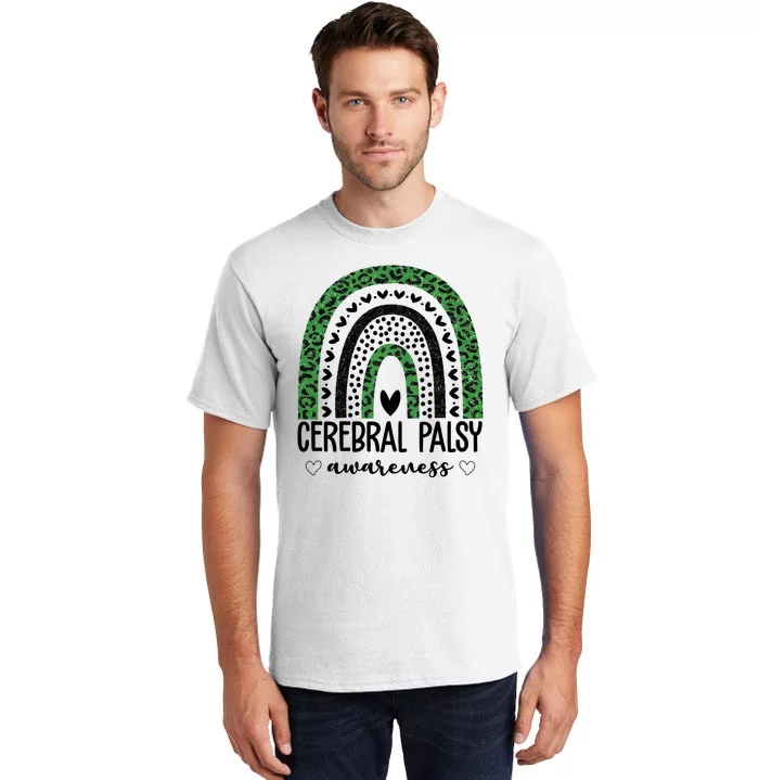 Cerebral Palsy Awareness Rainbow Tall T-Shirt