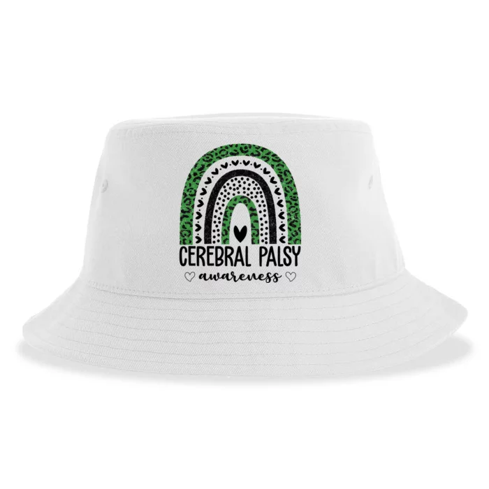 Cerebral Palsy Awareness Rainbow Sustainable Bucket Hat