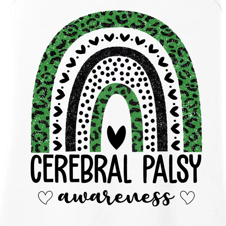 Cerebral Palsy Awareness Rainbow Ladies Essential Tank