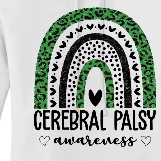 Cerebral Palsy Awareness Rainbow Women's Pullover Hoodie