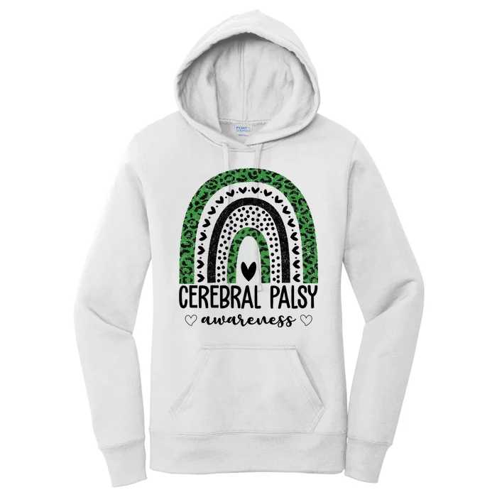 Cerebral Palsy Awareness Rainbow Women's Pullover Hoodie