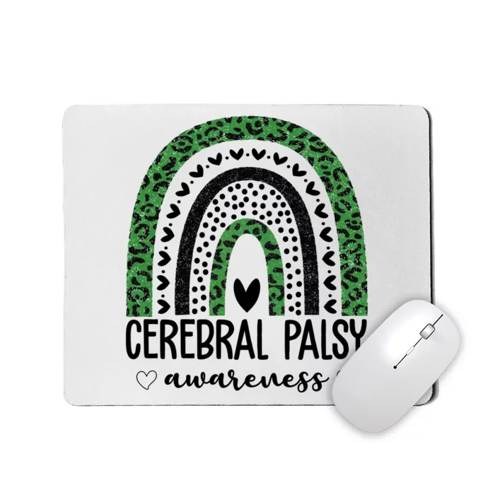 Cerebral Palsy Awareness Rainbow Mousepad