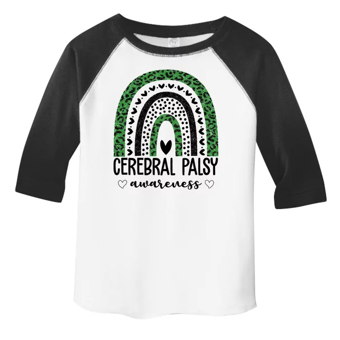 Cerebral Palsy Awareness Rainbow Toddler Fine Jersey T-Shirt