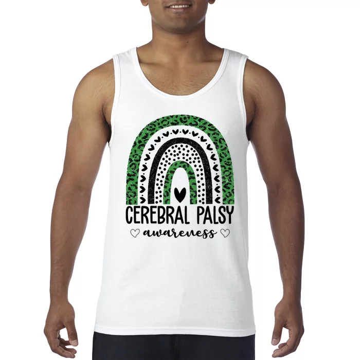 Cerebral Palsy Awareness Rainbow Tank Top