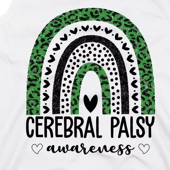 Cerebral Palsy Awareness Rainbow Tank Top