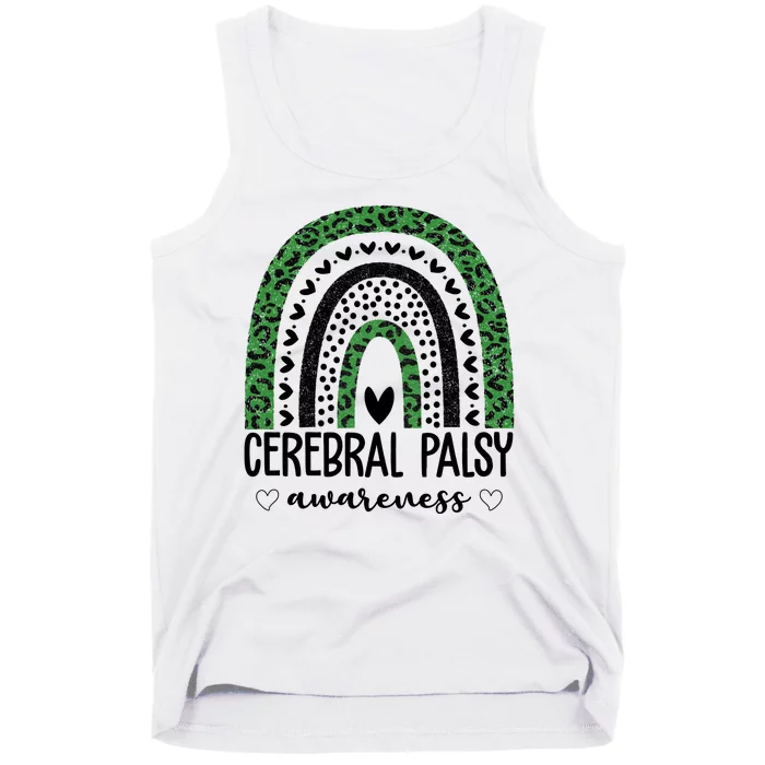 Cerebral Palsy Awareness Rainbow Tank Top