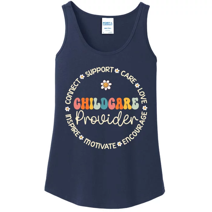 Childcare Provider Appreciation Week Back to School Ladies Essential Tank