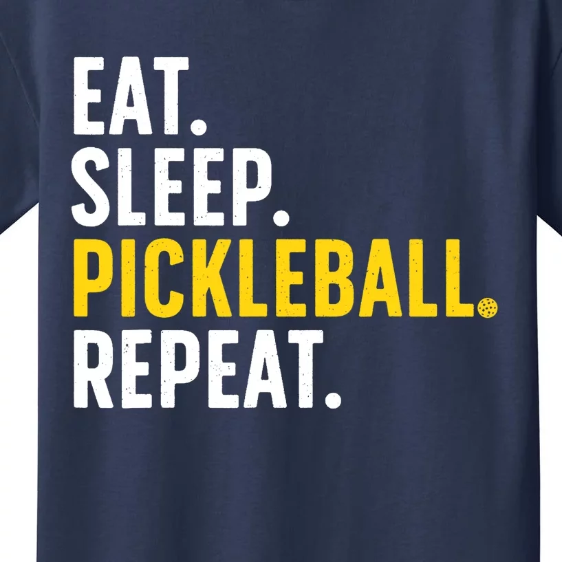 Cool Pickleball Art For Pickle Ball Lovers Players Kids T-Shirt