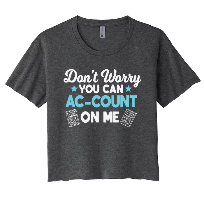 Certified Public Accountant Account Analyst Women's Crop Top Tee