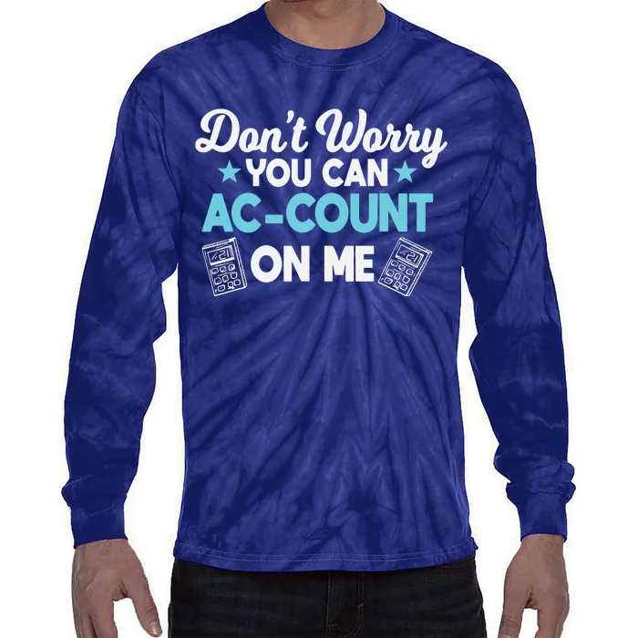 Certified Public Accountant Account Analyst Tie-Dye Long Sleeve Shirt