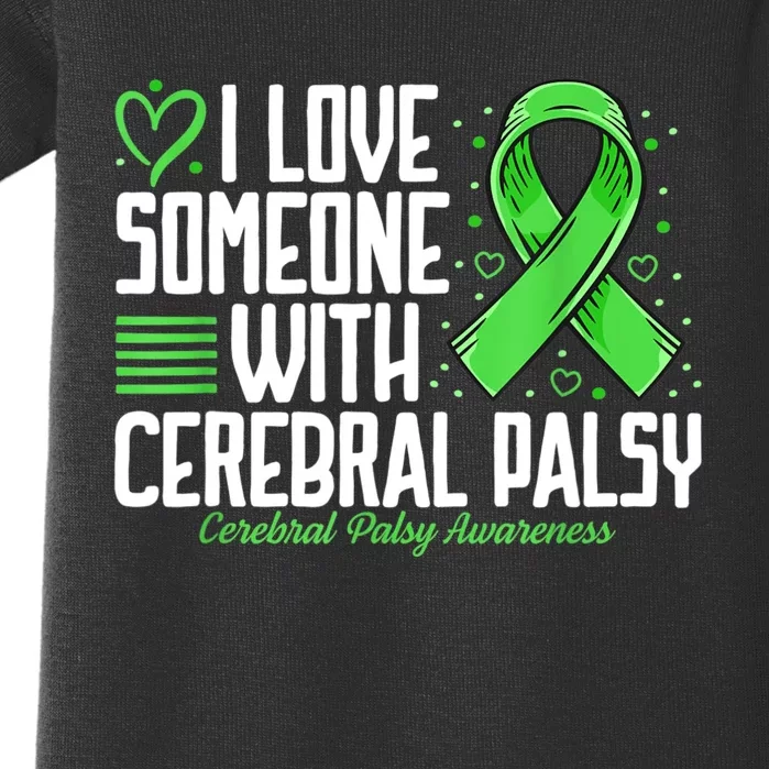 Cerebral Palsy Awareness I Love Someone With Cerebral Palsy Baby Bodysuit