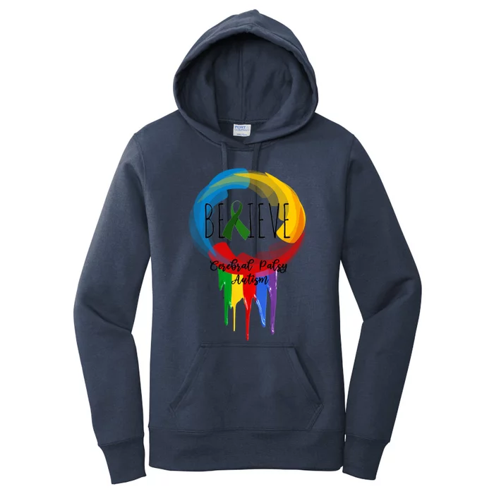 Cerebral Palsy Autism Awareness Dreamcatcher Gift Women's Pullover Hoodie