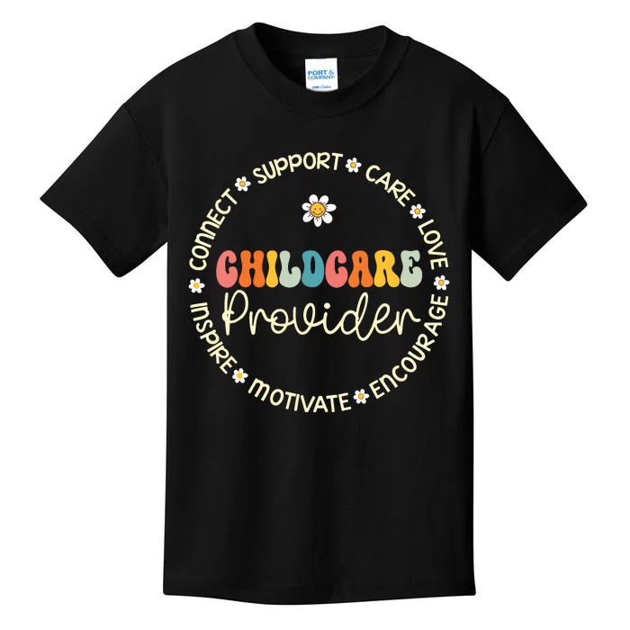 Childcare Provider Appreciation Week Back To School Kids T-Shirt