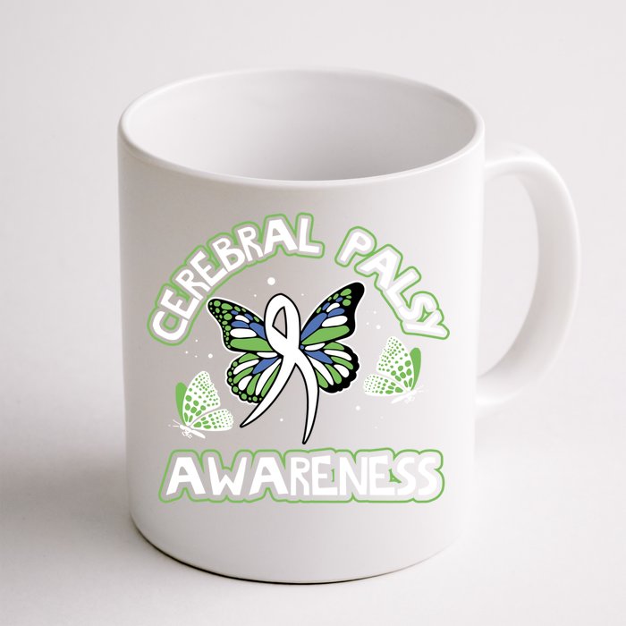 Cerebral Palsy Awareness Butterfly Design Idea Gift Front & Back Coffee Mug